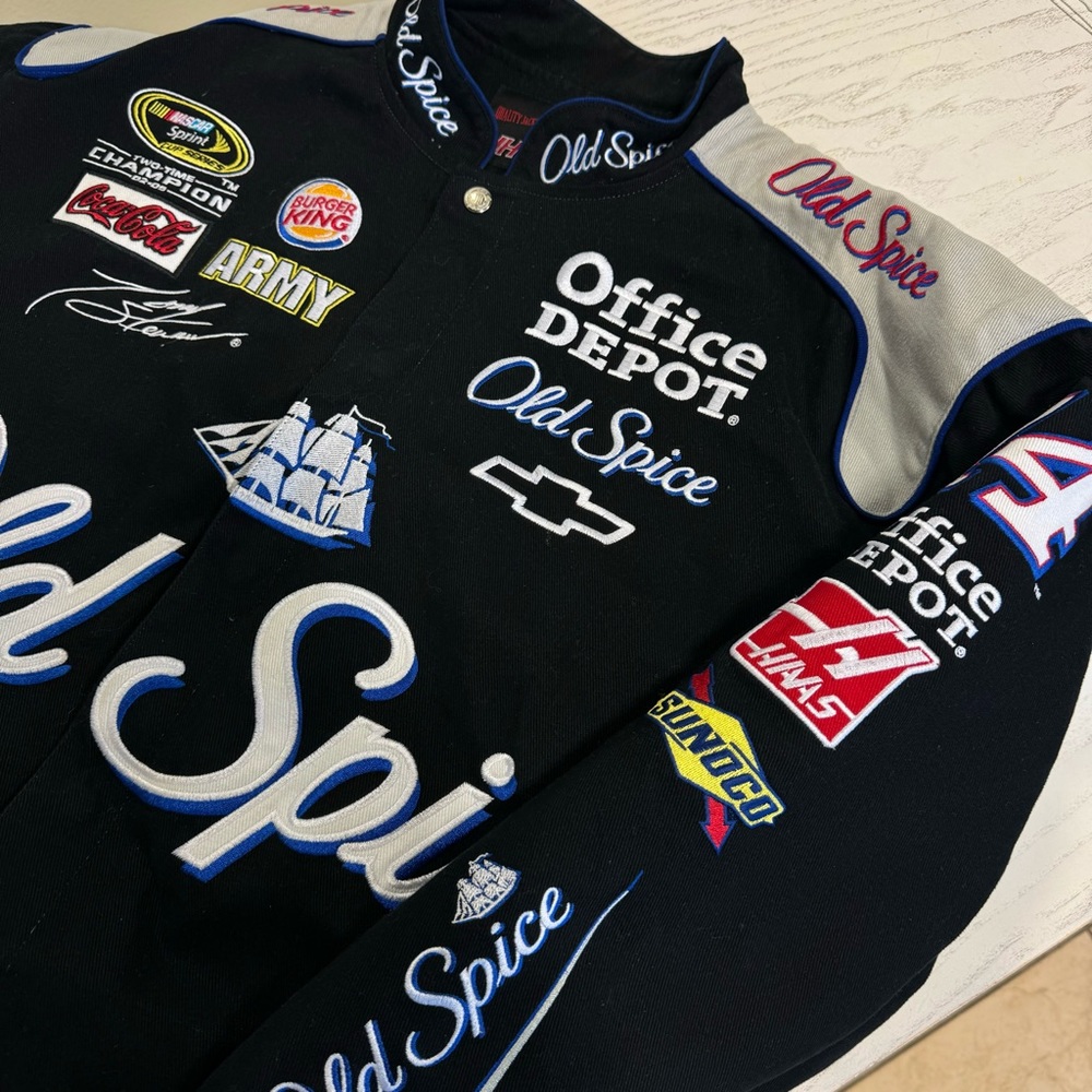 Vintage Racing Nascar Jacket Old Spice